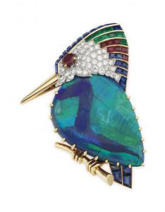 Cartier gemset bird brooch